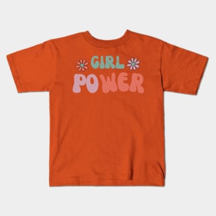 Girl Power- Grl Pwr- Celebrate Women Kids T-Shirt